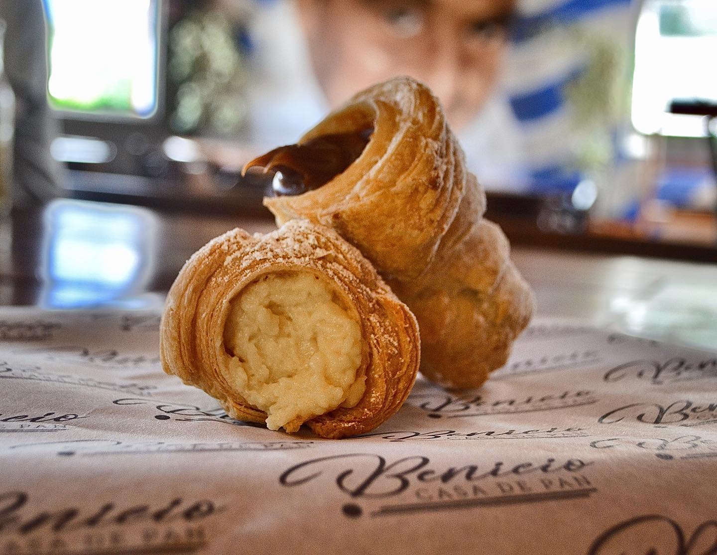 Cañon de Dulce de Leche o Crema Pastelera